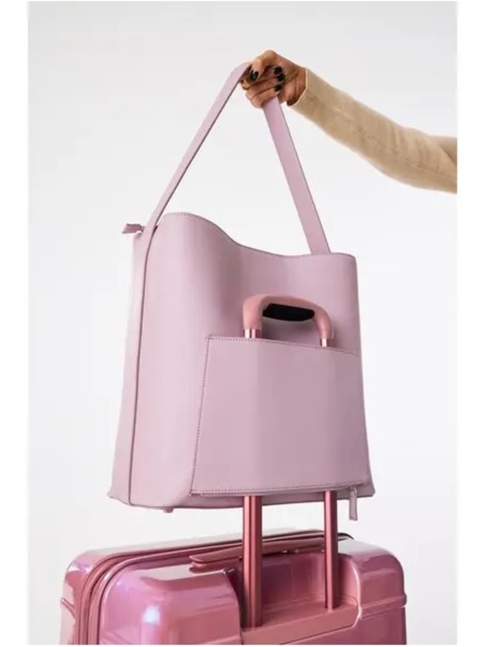 BEIS Wicked Pink Tote (never used)